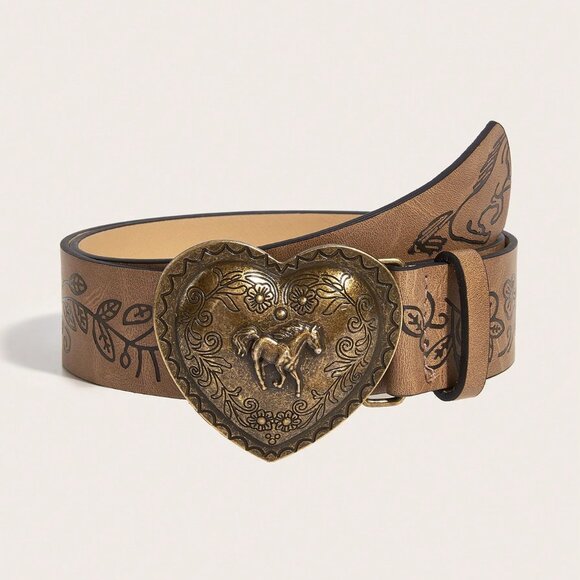 Camel Casual Women's Buckle Belt - Picture 1 of 4